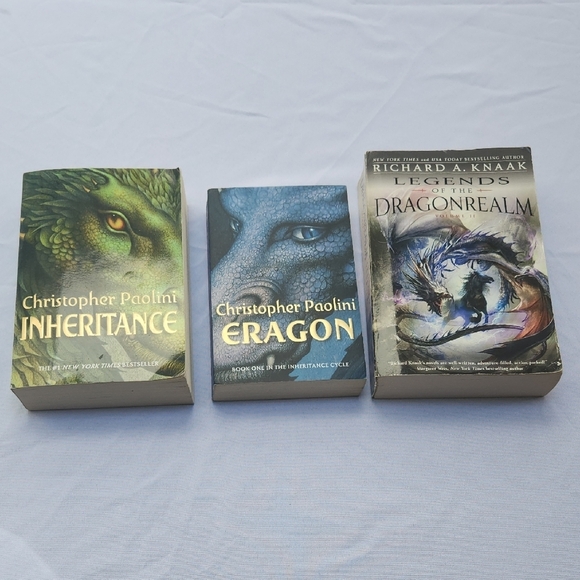 Fantasy Book Set by Christopher Paolini and Richard A. Knaak - Picture 1 of 4